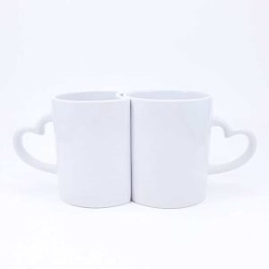 mug pareja blanco